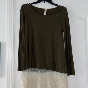 Simple lace blouse